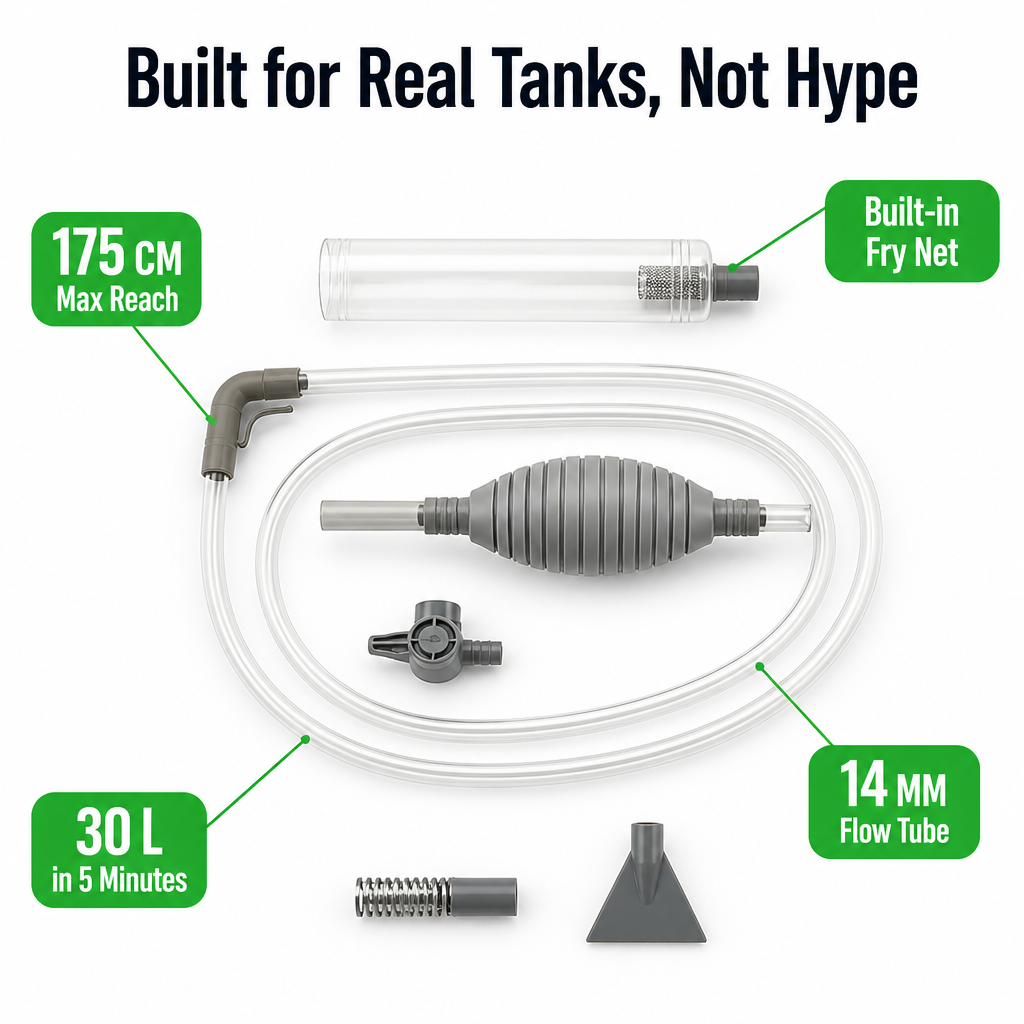 SurgeStream™ — Drain 30L of Tank Sludge in 5 Minutes Flat