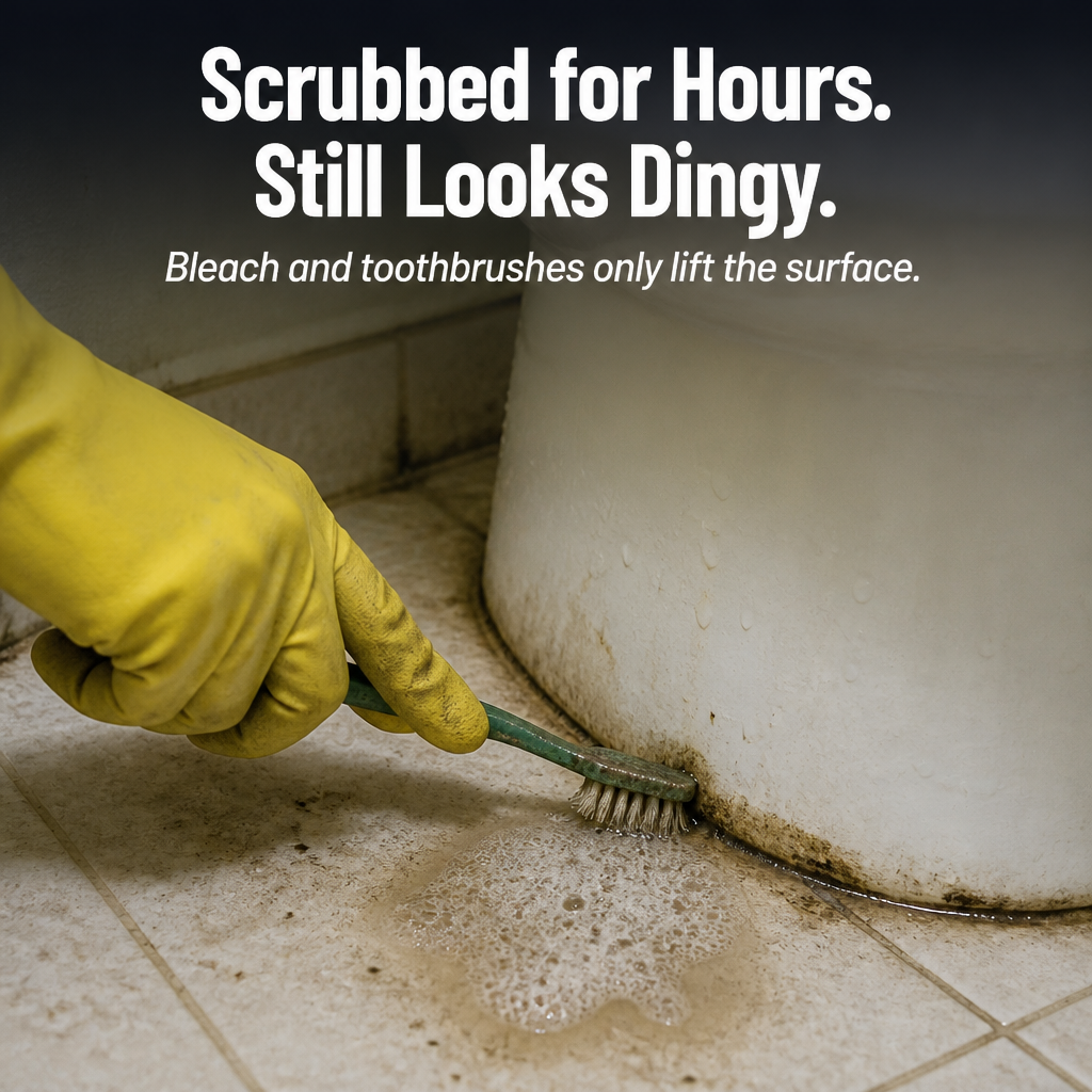 BioShieldSeal™ — Refresh Yellowed Grout Lines to Brand-New White in 20 Minutes