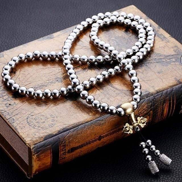 10mm Buddha Beads EDC Chain – Versatile Accessory for Outdoors
