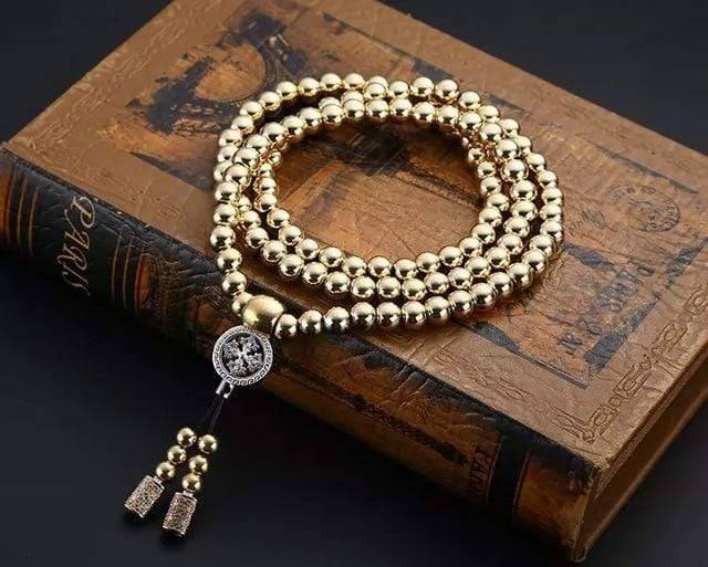10mm Buddha Beads EDC Chain – Versatile Accessory for Outdoors
