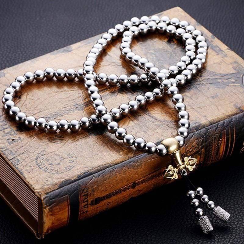 10mm Buddha Beads EDC Chain – Versatile Accessory for Outdoors