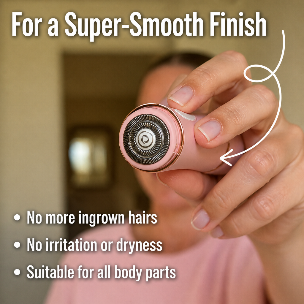 VelvetGlide™ — Trim, Shave & Smooth Every Curve Without Razor Bumps