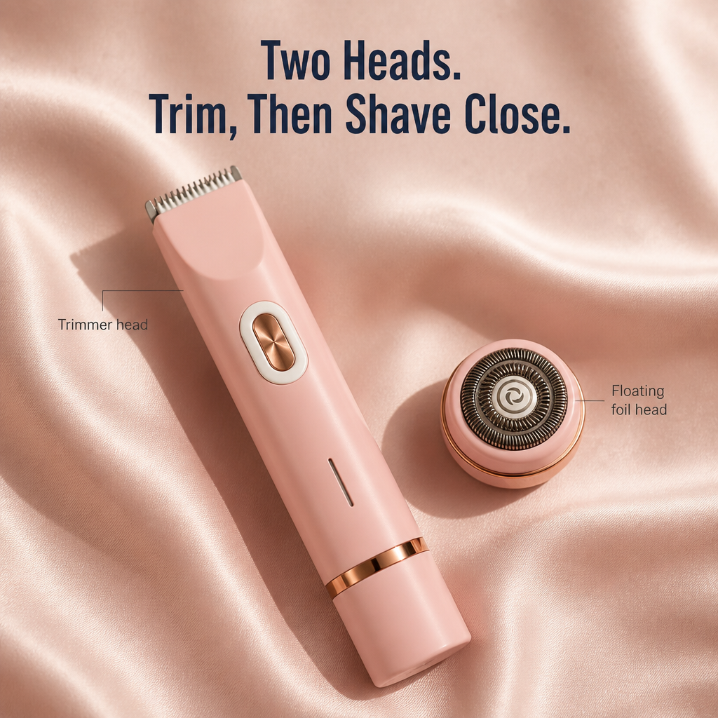 VelvetGlide™ — Trim, Shave & Smooth Every Curve Without Razor Bumps