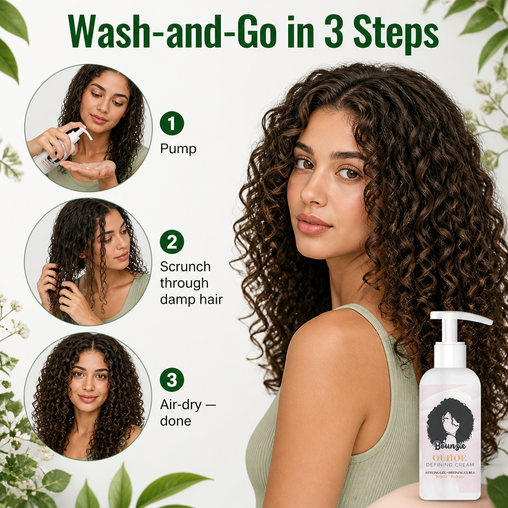 LuxeCurl™ — Define Soft, Bouncy Curls Without the Crunch, Frizz, or Heat