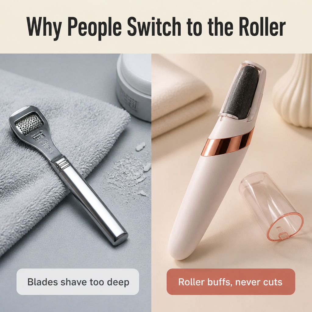 VelveteEase™ — File Away Cracked Heels and Walk Pain-Free in Minutes
