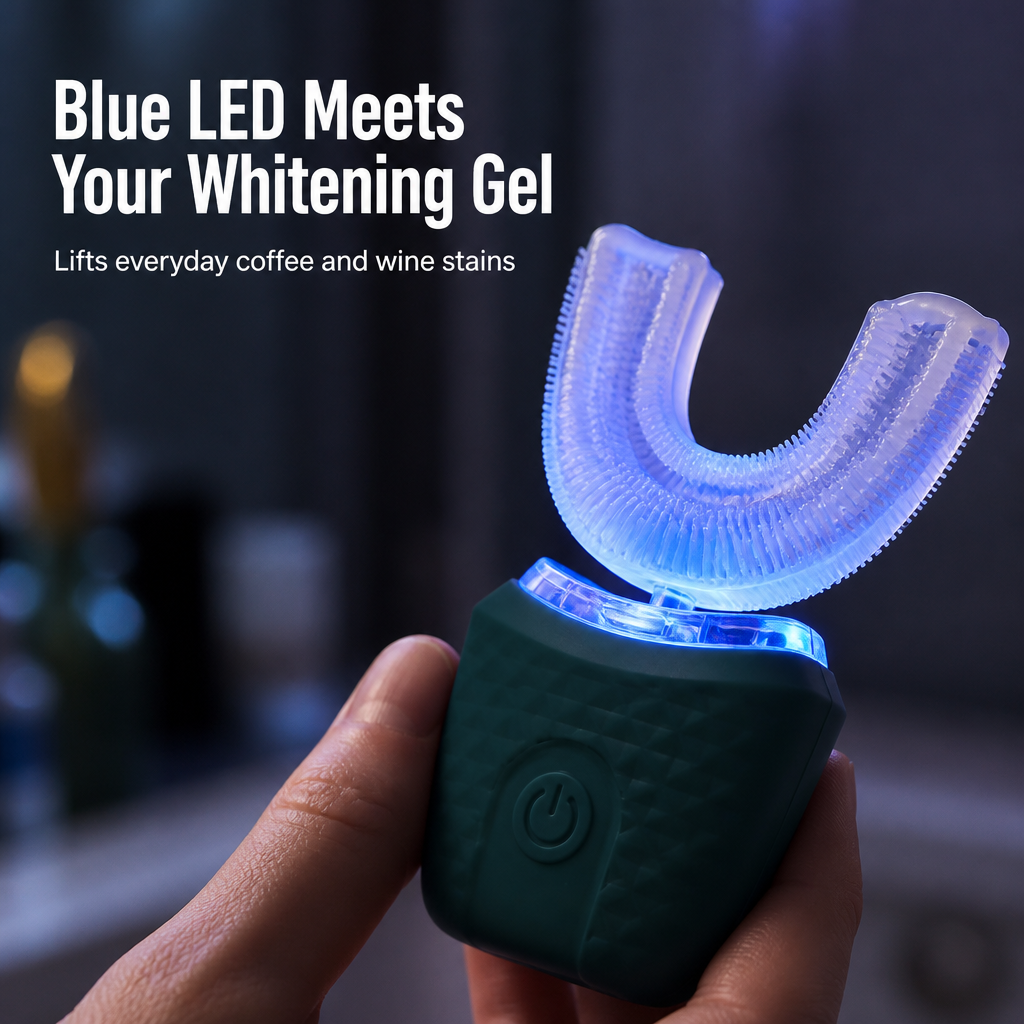 RadiancePulse™ — Clean Every Tooth Hands-Free in 45 Seconds Flat