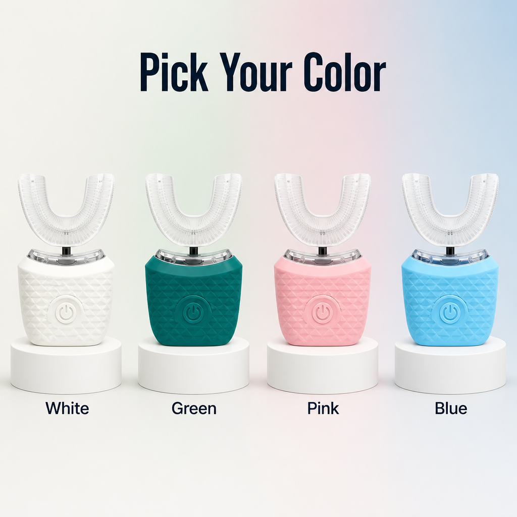 RadiancePulse™ — Clean Every Tooth Hands-Free in 45 Seconds Flat