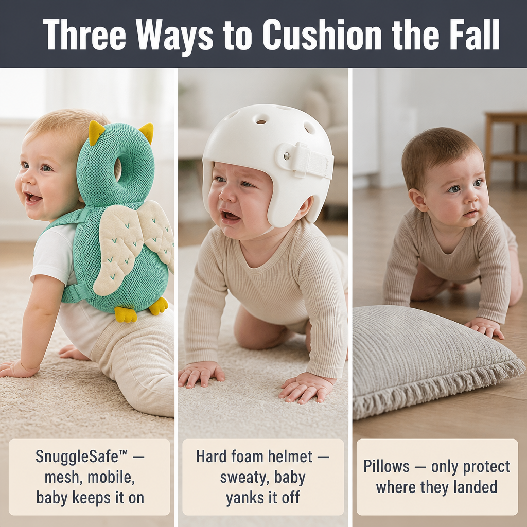 SnuggleSafe™ — Cushion Every Backward Tumble So Baby Walks Bolder
