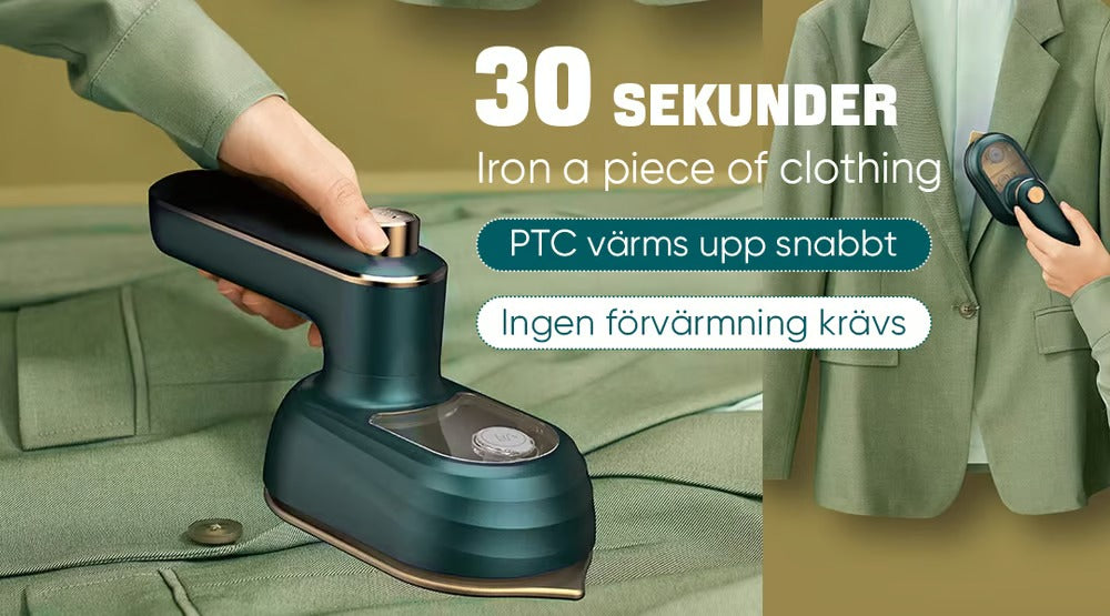 Handheld Portable Garment Steamer and Mini Iron