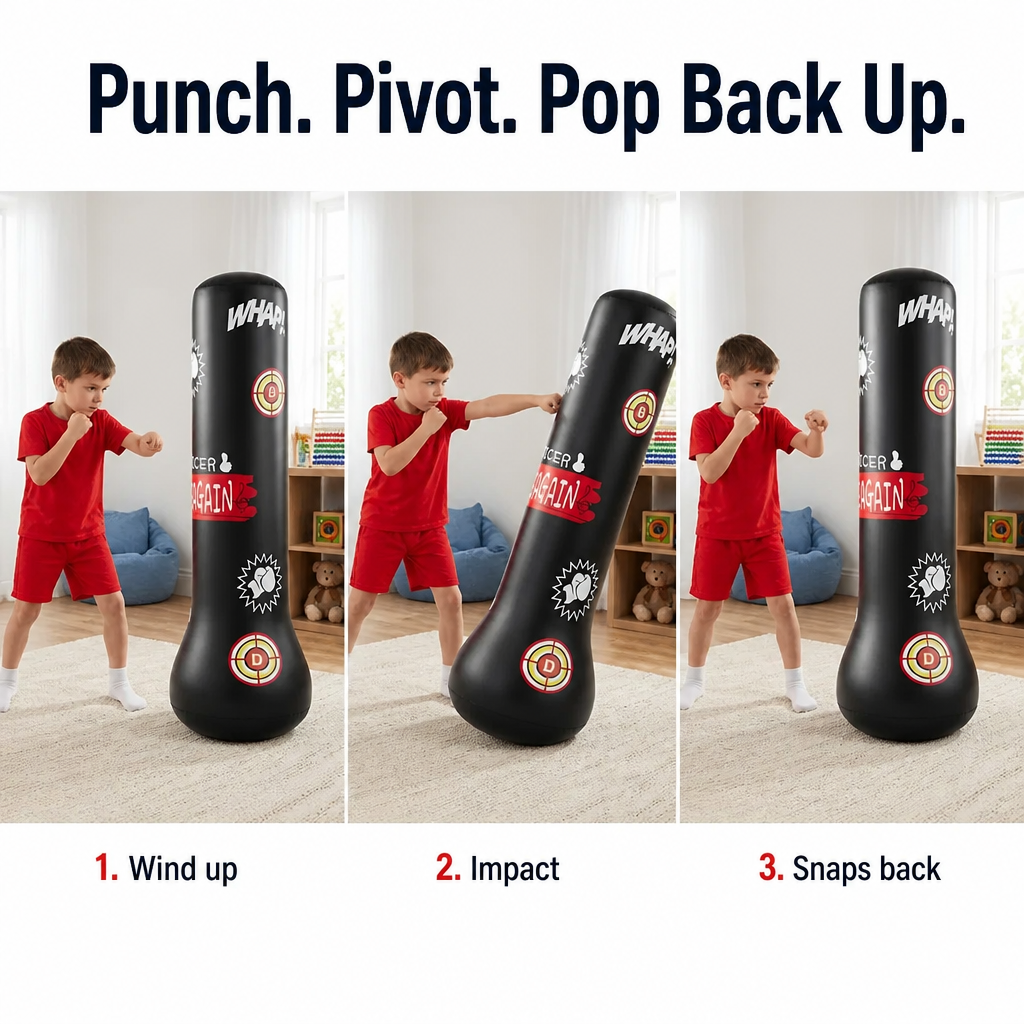 VivaKick™ — Channel Wild Indoor Energy Into Punches That Pop Right Back
