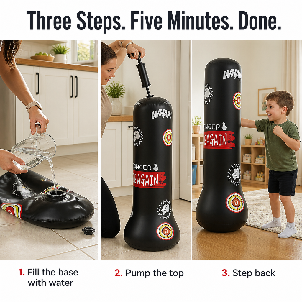 VivaKick™ — Channel Wild Indoor Energy Into Punches That Pop Right Back