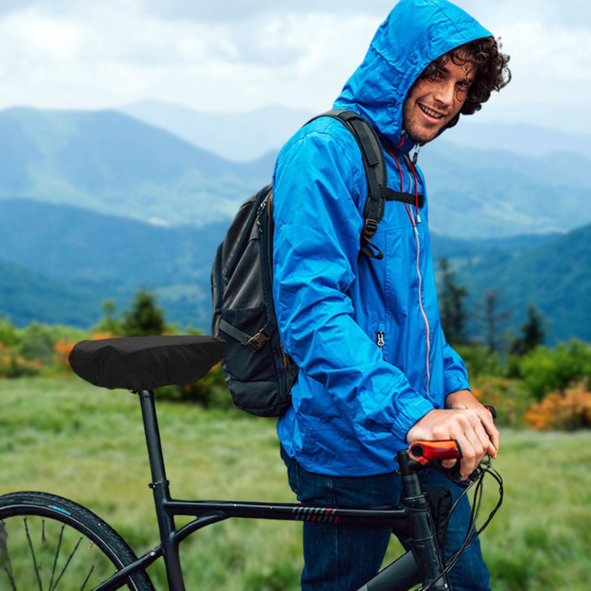 Rain-Resistant Bike Seat Protector