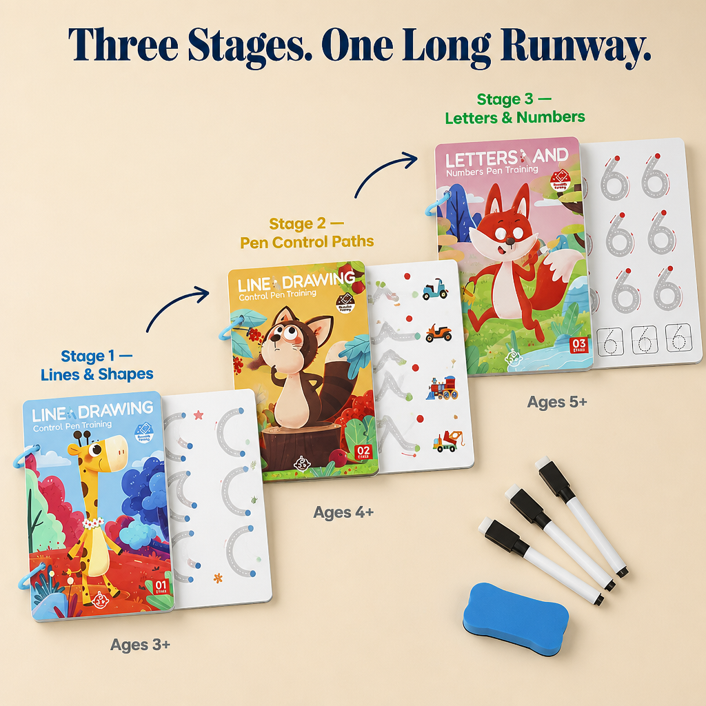 ScribbleRise™ — Trade Tablet Time for Tracing Practice Your Kid Asks to Repeat