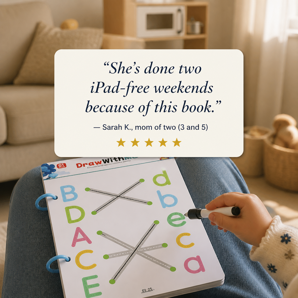 ScribbleRise™ — Trade Tablet Time for Tracing Practice Your Kid Asks to Repeat