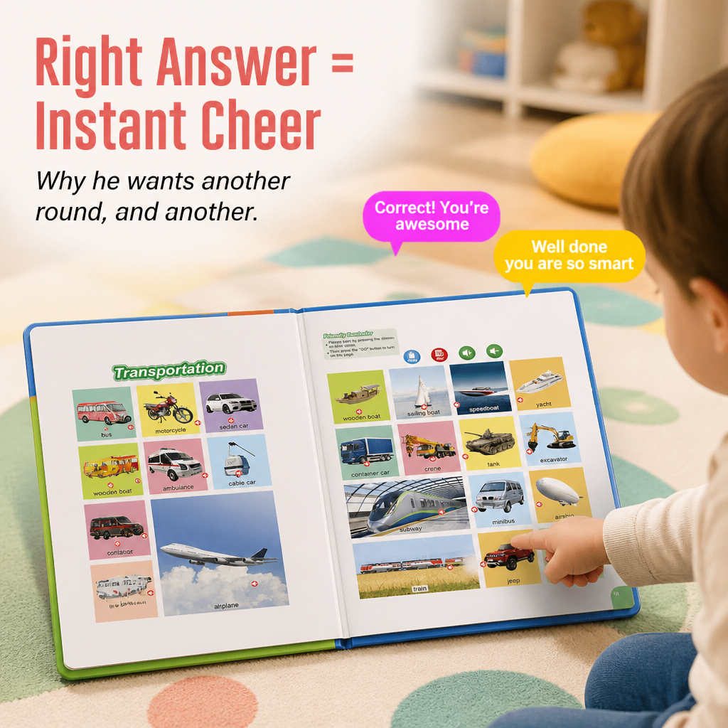 SparkSpeak™ — Get Your Toddler Saying Real English Words Without Another Tablet