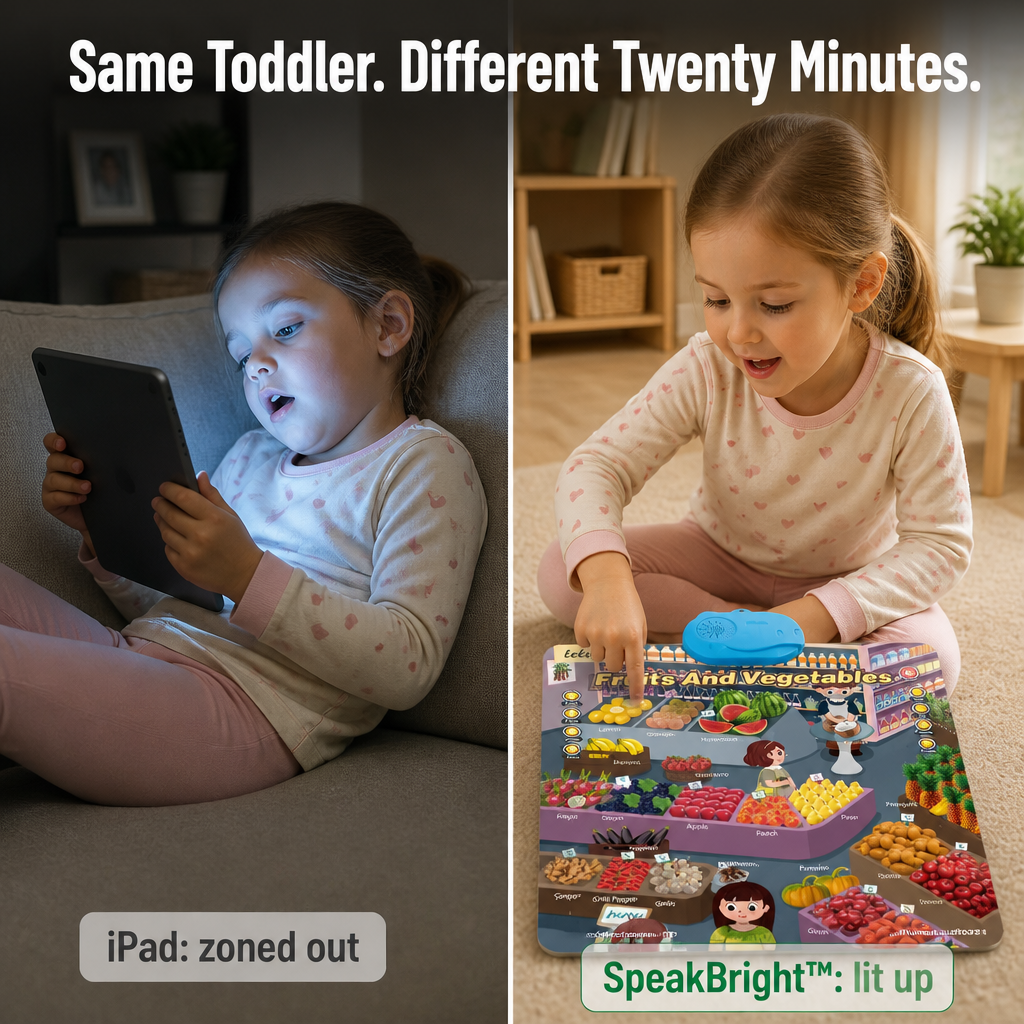 SpeakBright™ — Trade Screen-Time Battles for Real English Words by Week One