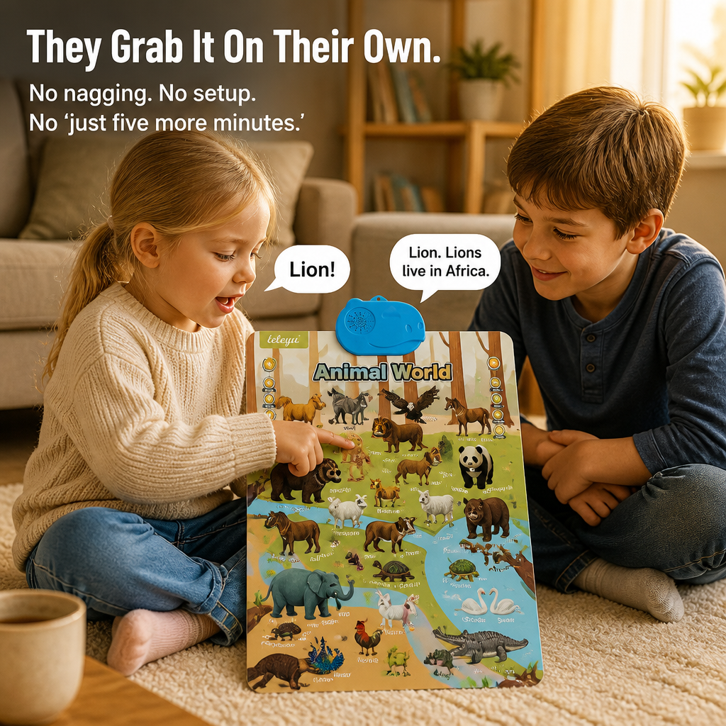 SpeakBright™ — Trade Screen-Time Battles for Real English Words by Week One