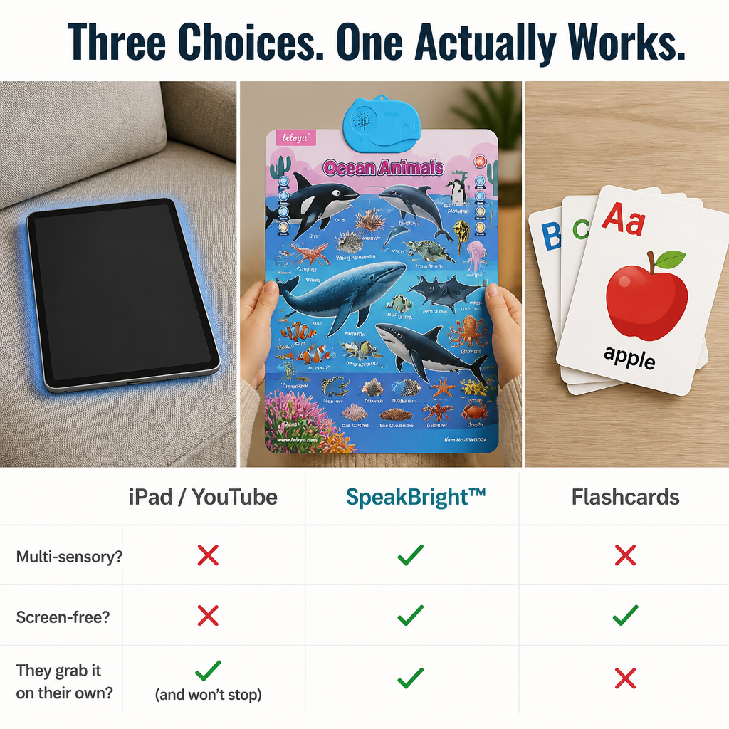 SpeakBright™ — Trade Screen-Time Battles for Real English Words by Week One