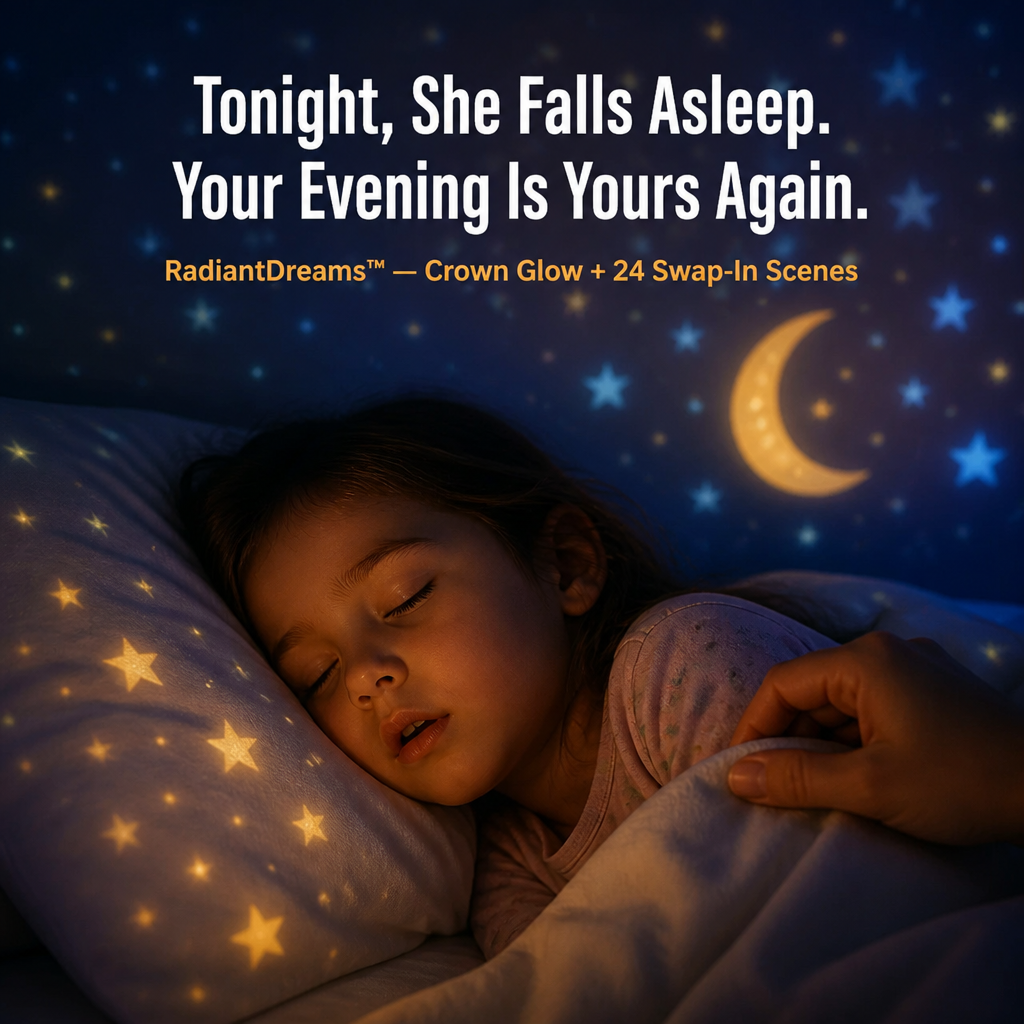 RadiantDreams™ — End Bedtime Battles With 24 Sky and Ocean Projection Scenes