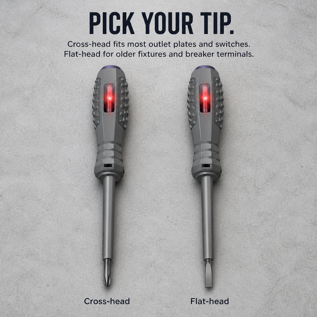 VoltGrip™ — Drive Screws and Spot Live Wires With One Pocket Tool
