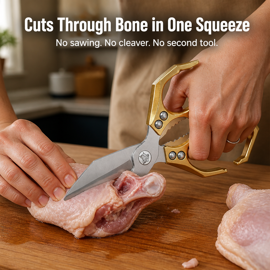 ChefClaw™ — Snap Bones, Crack Shells & Skip the Chef's Knife