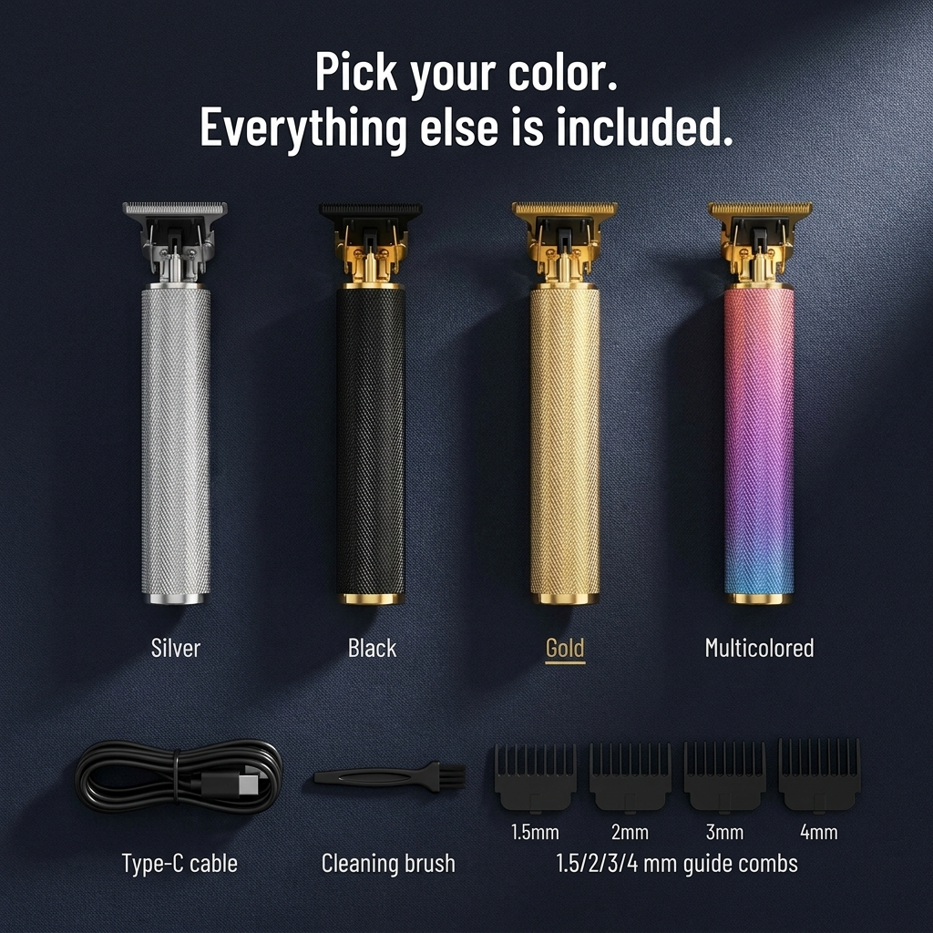 VeroTrim™ — Carve Barber-Sharp Lines at Home and Skip the $40 Shop Visit