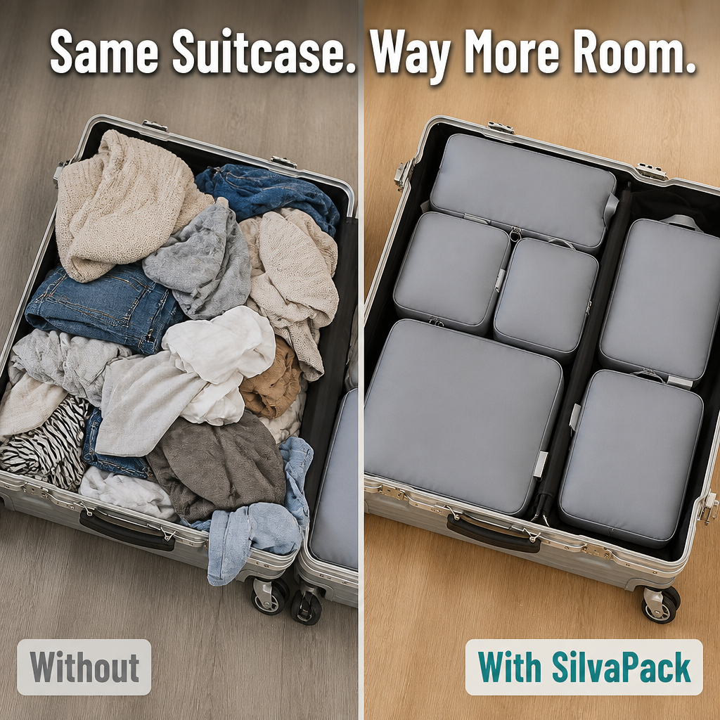 SilvaPack™ — Squeeze a Full Week of Outfits Into One Carry-On