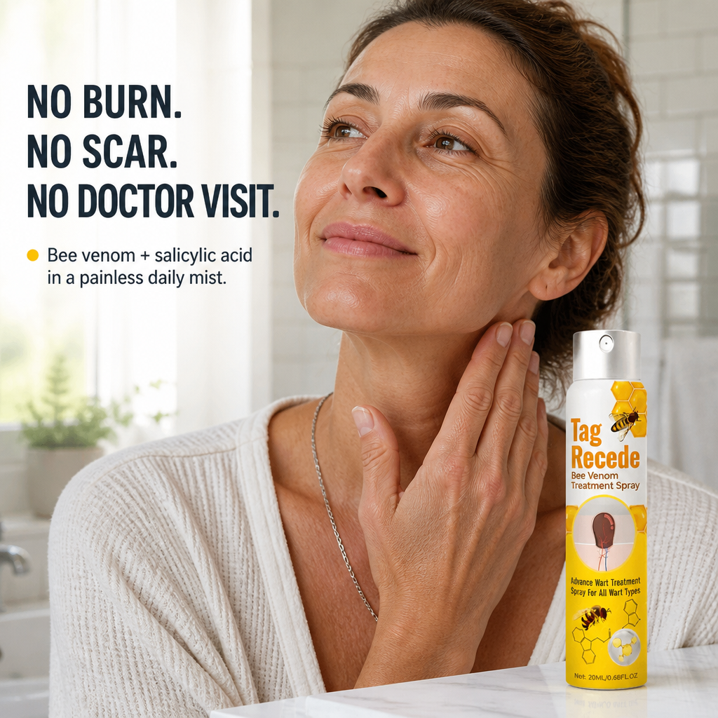 VenomaSilk™ — Spray Stubborn Warts Away Painlessly with Bee Venom and Salicylic Acid