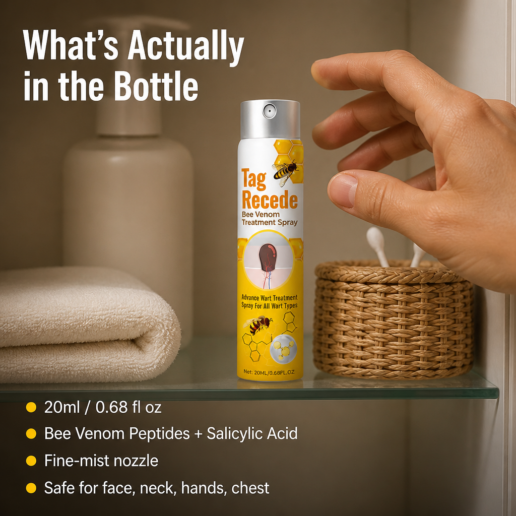 VenomaSilk™ — Spray Stubborn Warts Away Painlessly with Bee Venom and Salicylic Acid