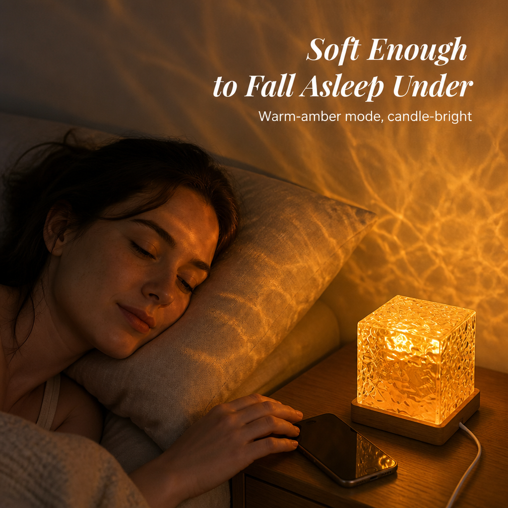 SereniWave™ — Wrap Your Room in Slow-Rolling Water-Wave Light