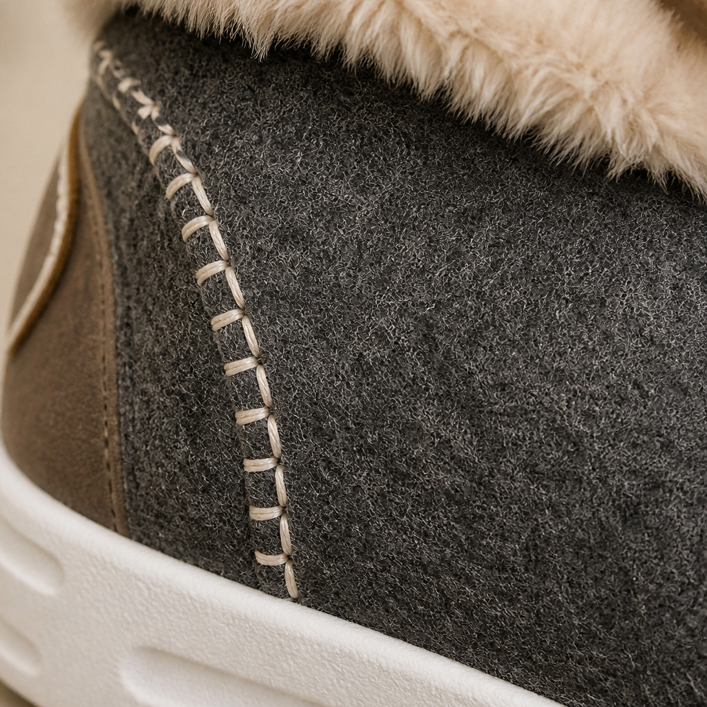StrideEase™ – Cozy Faux Fur-Lined Slip-On Winter Boots