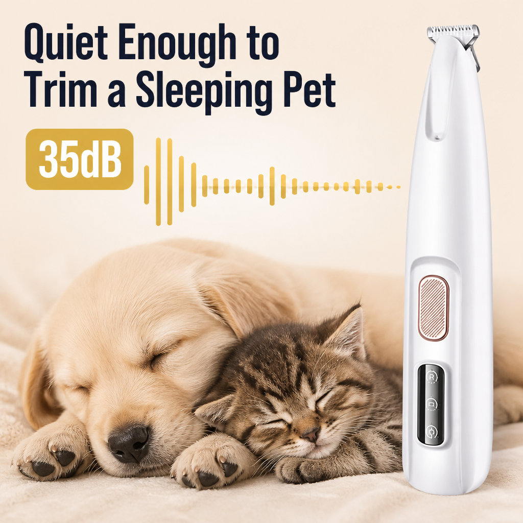 VitaTrim™ Pet Groomer — Trim Paws, Faces & Sensitive Spots Without the Squirming