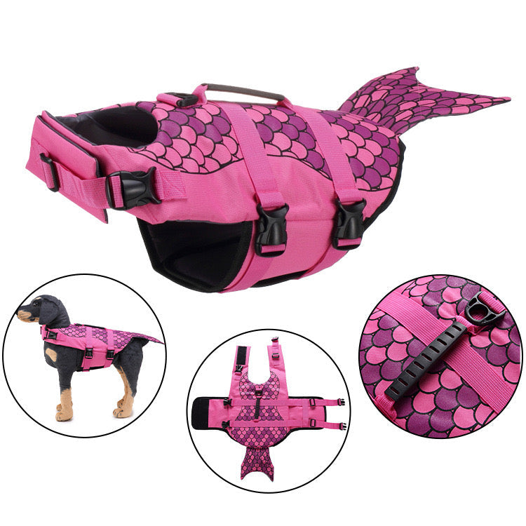 Swimming Safety Vest for Dogs - Various Animal Patterns