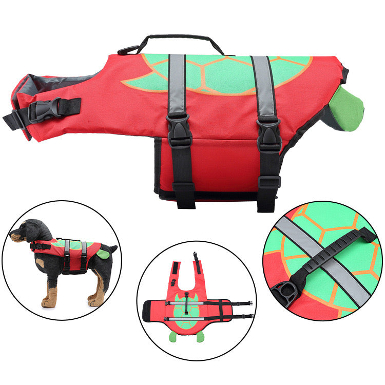 Swimming Safety Vest for Dogs - Various Animal Patterns