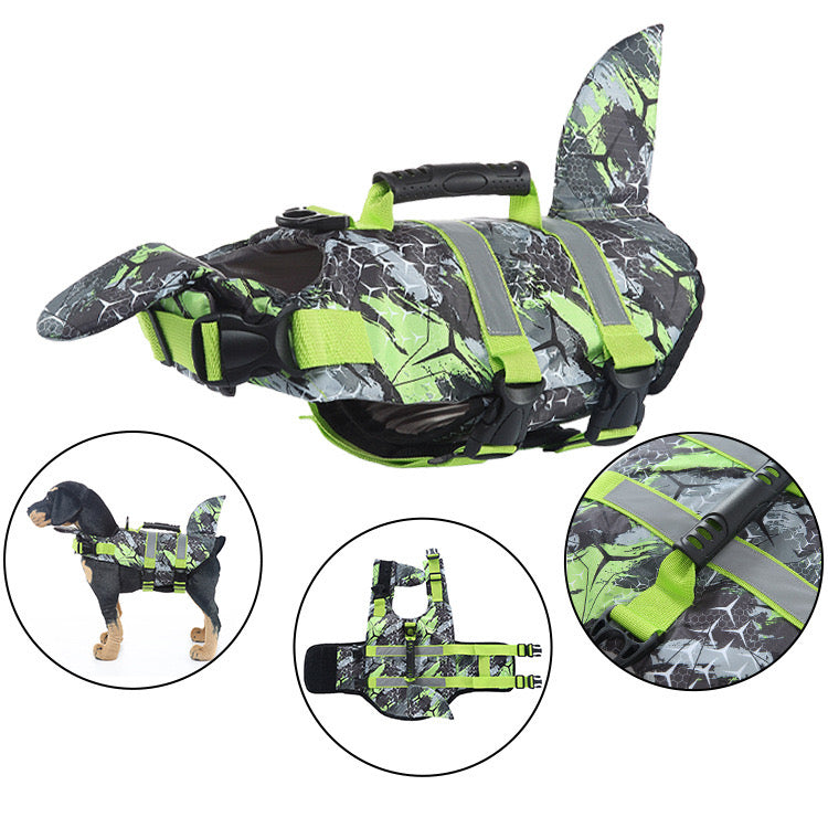 Swimming Safety Vest for Dogs - Various Animal Patterns