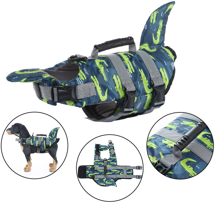 Swimming Safety Vest for Dogs - Various Animal Patterns