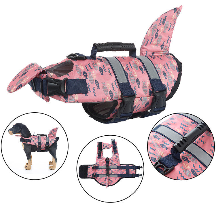 Swimming Safety Vest for Dogs - Various Animal Patterns