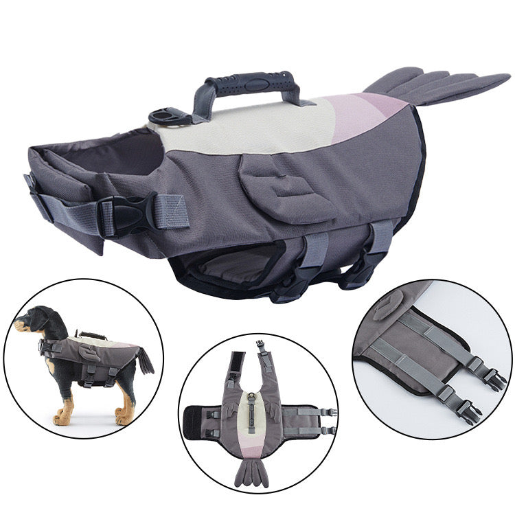 Swimming Safety Vest for Dogs - Various Animal Patterns