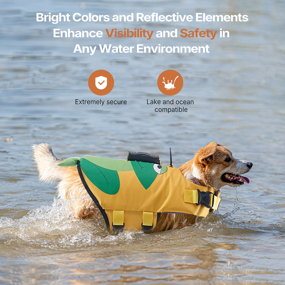 Swimming Safety Vest for Dogs - Various Animal Patterns
