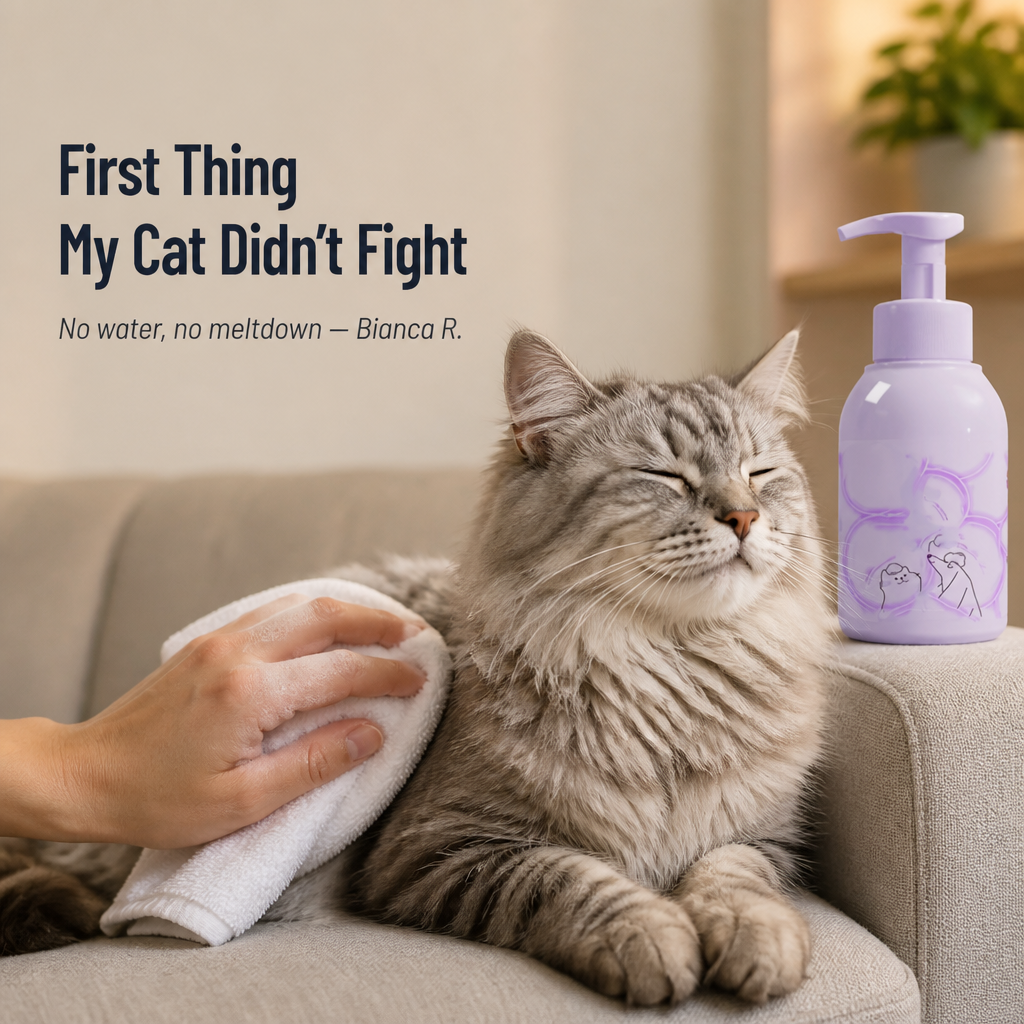 FreshPaw™ — Clean, Calm & Refresh Your Pet in Seconds, No Water Needed