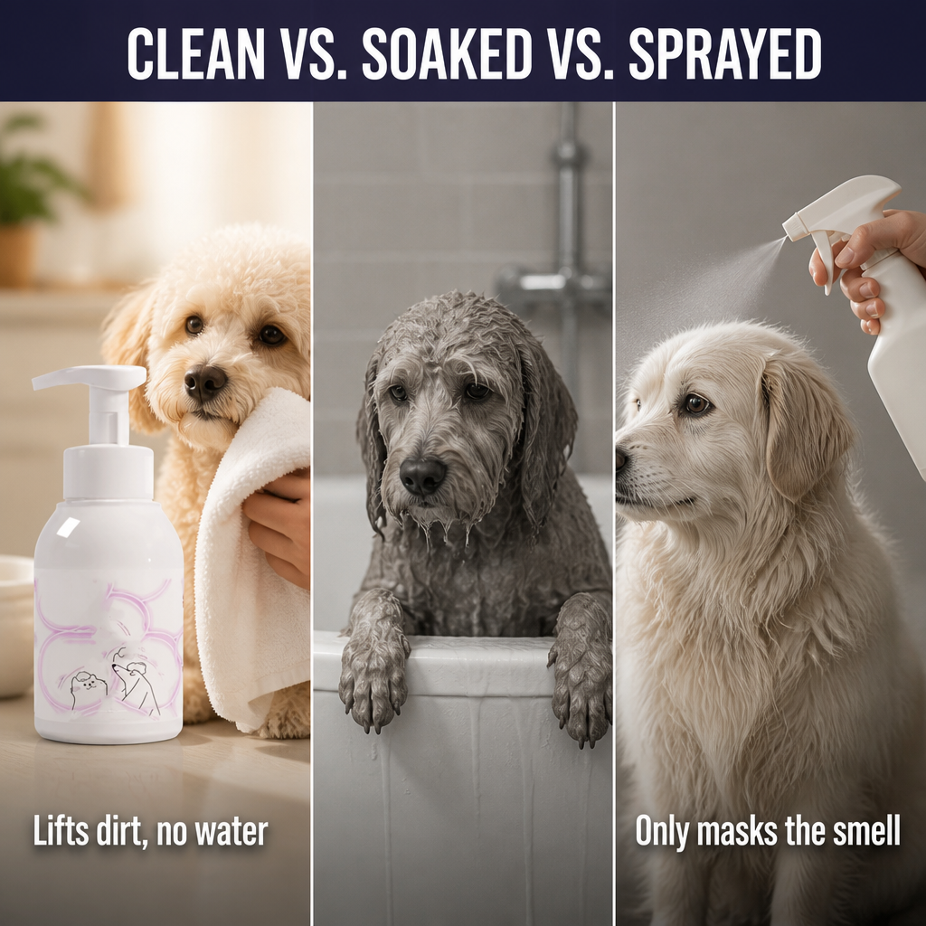 FreshPaw™ — Clean, Calm & Refresh Your Pet in Seconds, No Water Needed