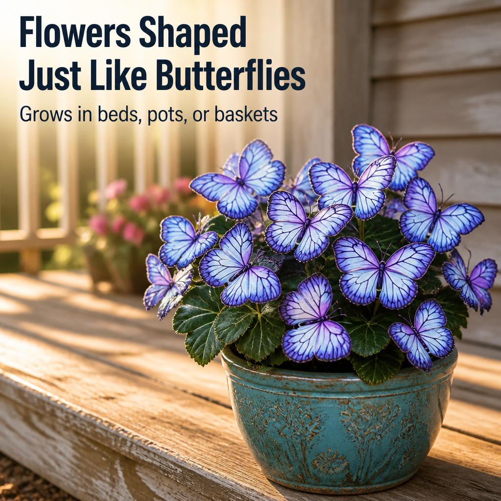 MoonBliss™ Butterfly Bloom Seeds — Grow Butterfly-Shaped Flowers That Make Your Whole Street Stop and Stare
