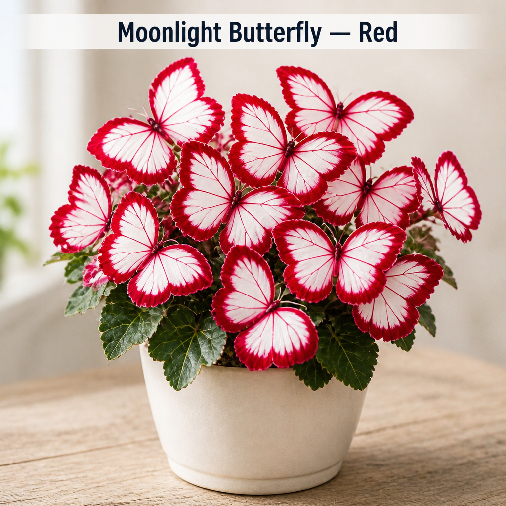 MoonBliss™ Butterfly Bloom Seeds — Grow Butterfly-Shaped Flowers That Make Your Whole Street Stop and Stare