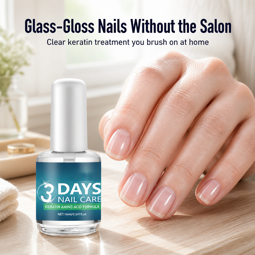 LumaNail™ — Paint On Glass-Gloss Nails That Stop Peeling and Splitting