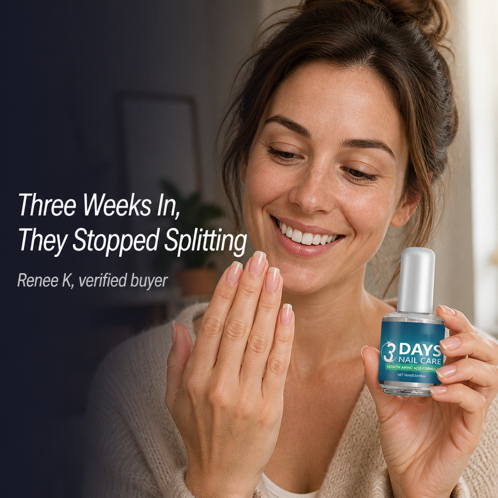 LumaNail™ — Paint On Glass-Gloss Nails That Stop Peeling and Splitting