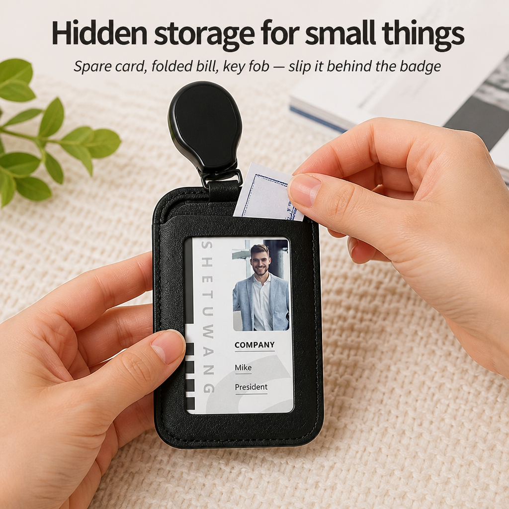 SwiftCord™ — Scan Your Badge Without Lifting It Off Your Neck