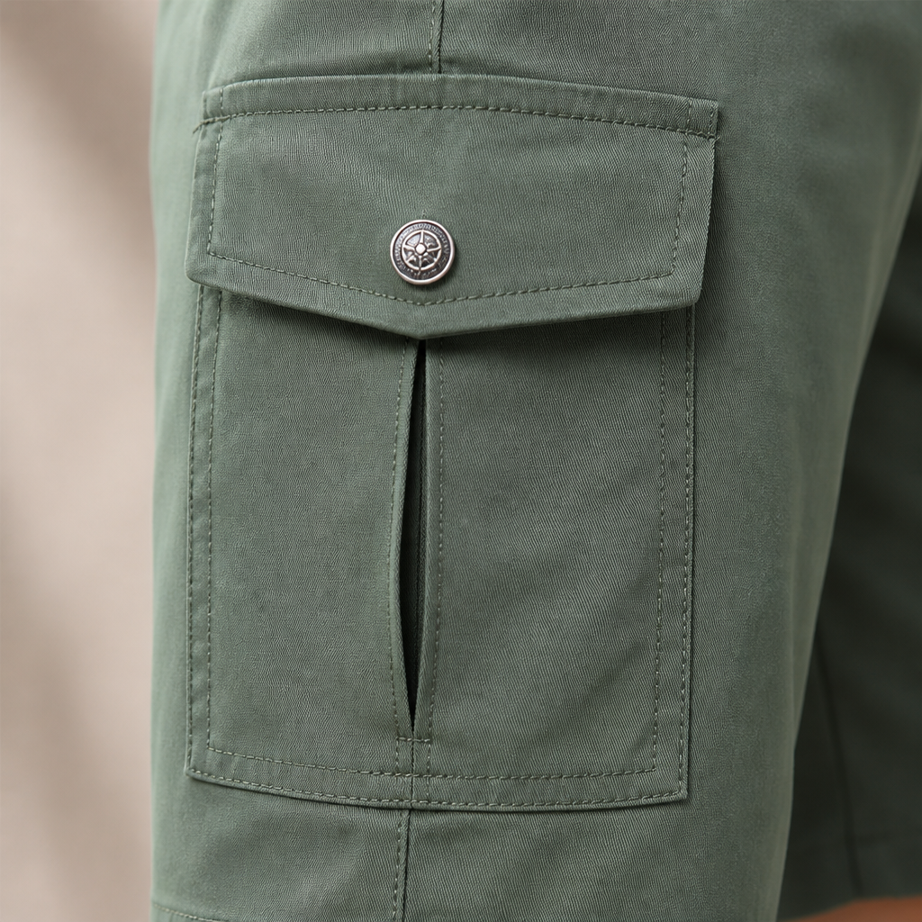 VentureLux™ – Quick-Dry Bermuda Cargo Shorts with UPF 50 Sun Protection