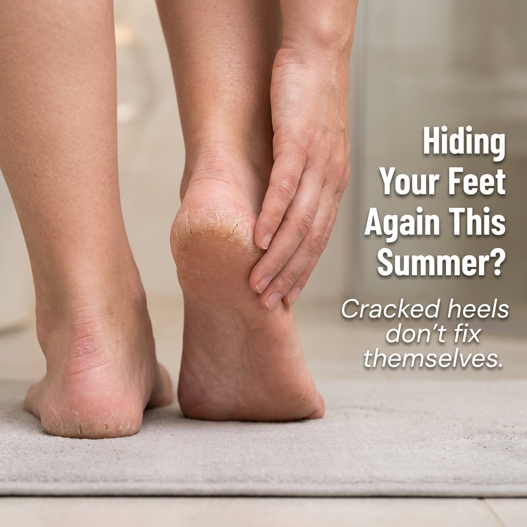 RevitaStep™ — Smooths Cracked Heels and Cools Tired Feet in 60 Seconds