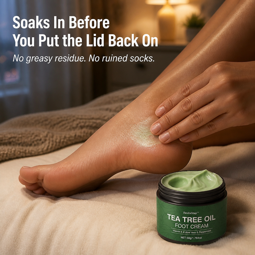 RevitaStep™ — Smooths Cracked Heels and Cools Tired Feet in 60 Seconds