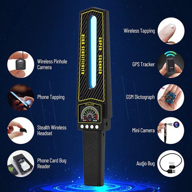 GPS Tracker and Hidden Camera Detector for Enhanced Security